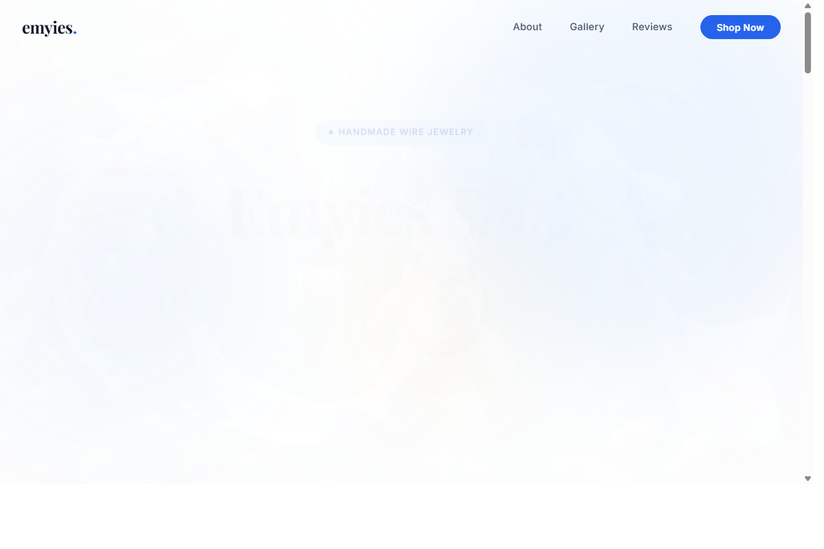 Emyies Shop website